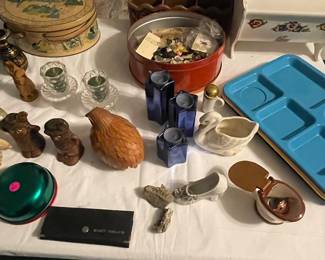 Vintage sewing and buttons and funky 60s stuff