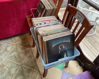 More records, chair set