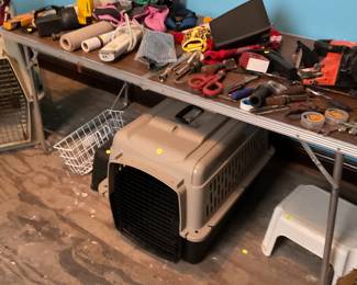 Kennels, tools, dog accessories