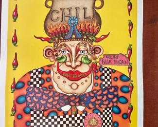 Signed numbered print, fun piece