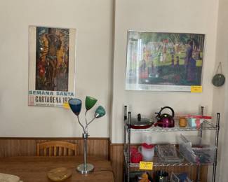 Kitchen ware framed posters