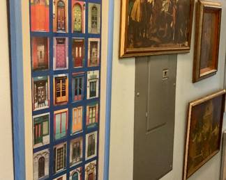 Framed posters paintings and prints