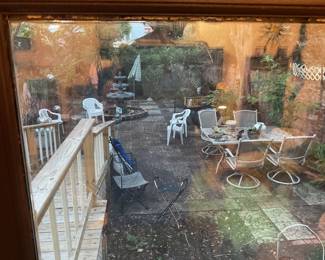 Patio table and chairs