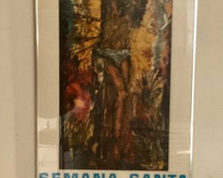 Semantics Santa, Cartagena 1980, Christ on cross