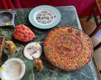 Aztec sun figure