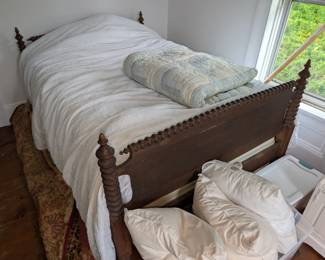 antique bed frame
