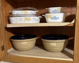 Corning and Monmouth pottery