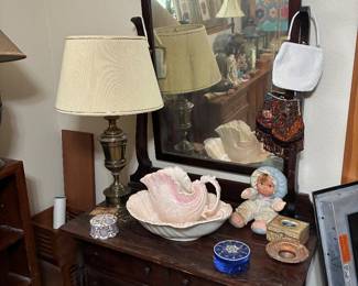 Vintage dresser, wash bowel/pitcher