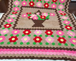 Large double knit quilt top