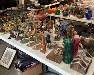 Back room full of candlesticks, Christmas, Home decor, Art