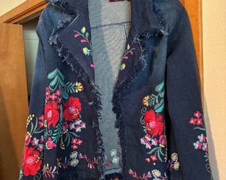 Colorful jean jacket