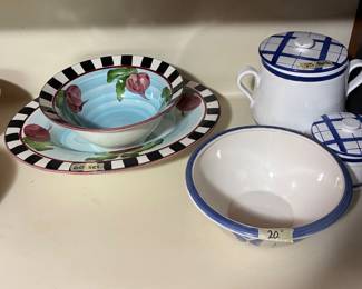 More serving dishes
