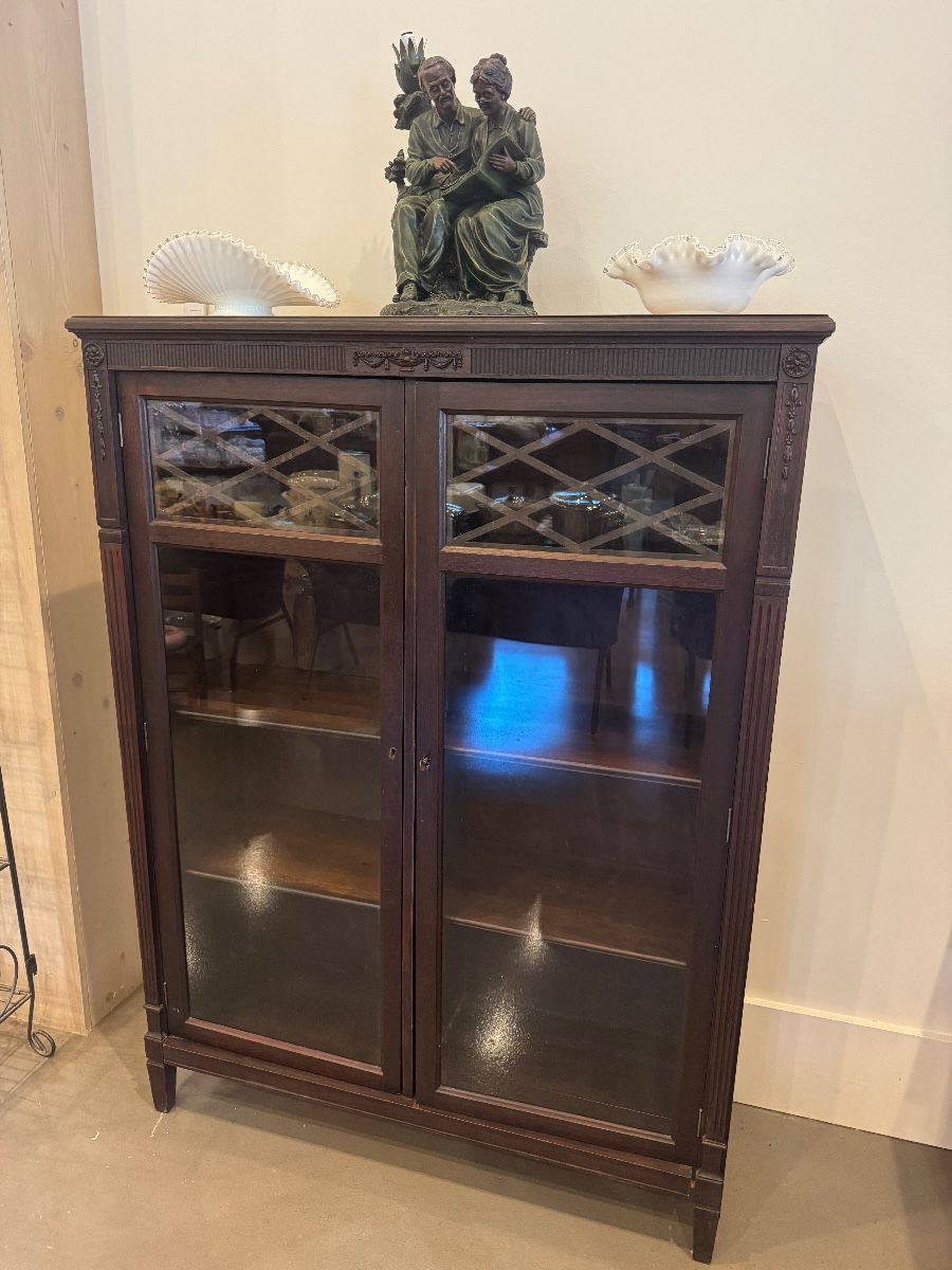 Double Bookcase Cabinet
