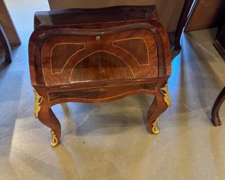 Louis XV style cabinet maker's miniature bureau/secreraire