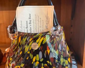 Blown Glass Lenox Decorative Handbag