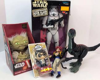 BB043 Star Wars Storm Trooper, Dinosaur, Yoda Plush, Harry Potter