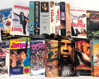 BB005 1980s, 1990s and Early 2000s VHS Tapes