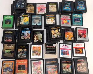 BB022 1970s, 1980s Atari 2600 Video Game Cartridges