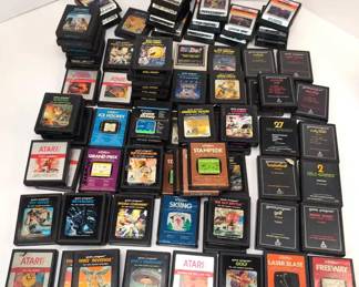 BB031 Vintage Atari Game Cassettes