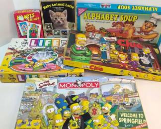 BB052 Board GamesSimpsons, Kids Games