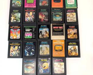 BB011 Vintage Atari 2600 Game Cartridges