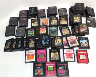 BB023 1970s, 1980s Atari Game Cartridges