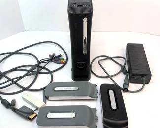 BB053 Xbox 360 Console, Hard Drives, Cords