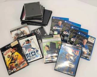 BB004 Empty Video Game Cases, Some with Sleeves