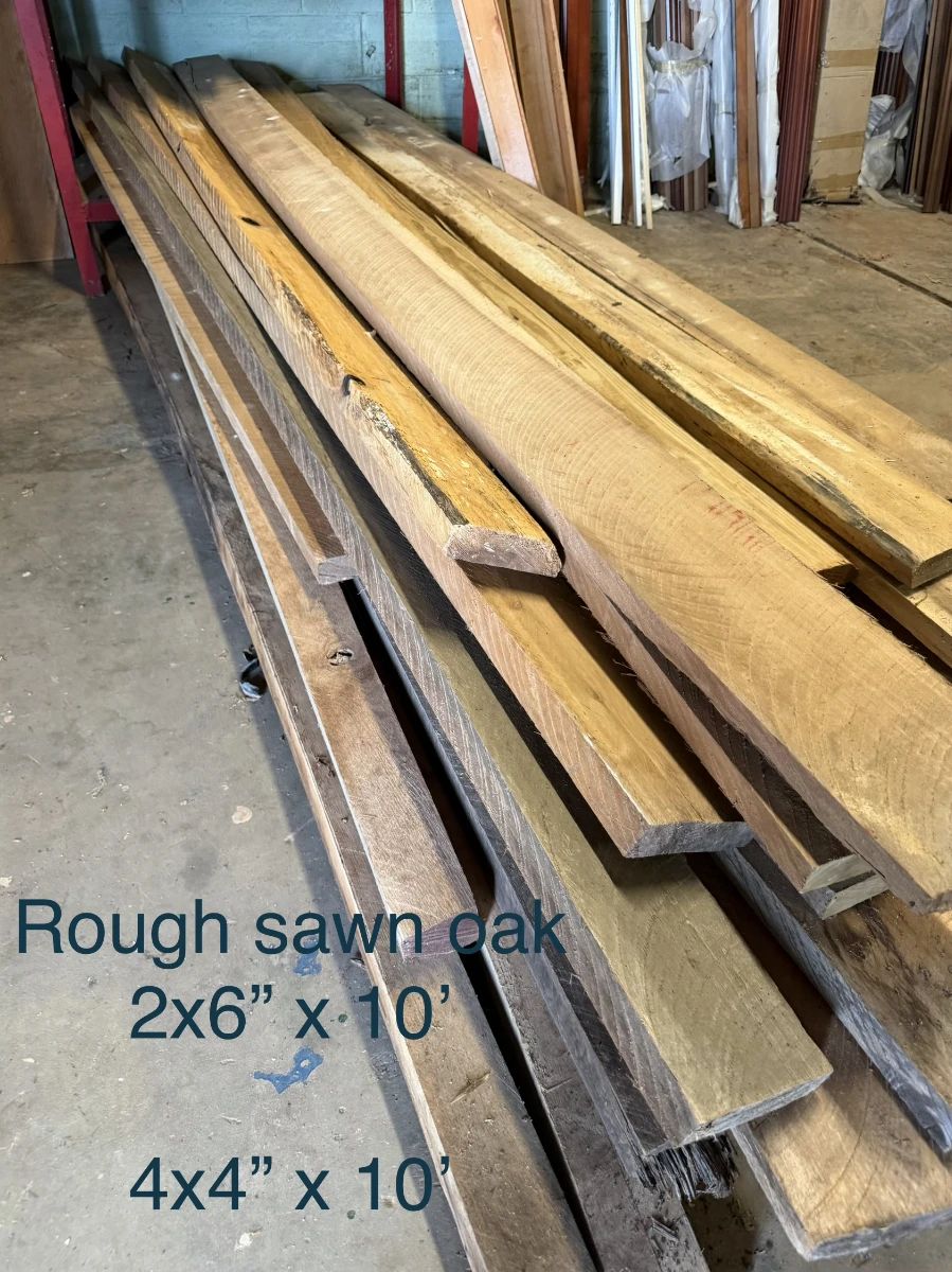 Rough sawn oak