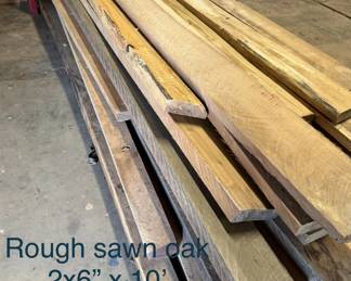 Rough sawn oak