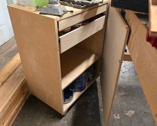 Cabinet on wheels