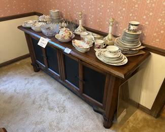 Vintage Buffet Table 