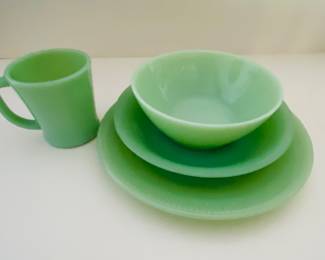 Vintage Jadeite glassware