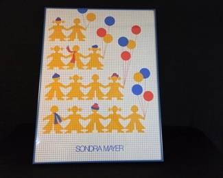 11 Sondra Mayer Balloons and Children Poster