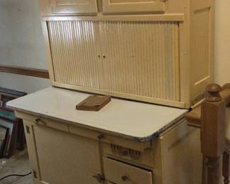 2 Hoosier Beauty Kitchen Cabinet with Cookbook