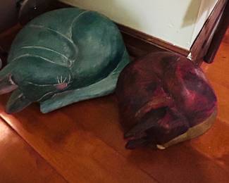 Ceramic cats