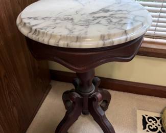 Marble top side table 