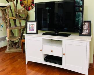 Samsung TV and stand