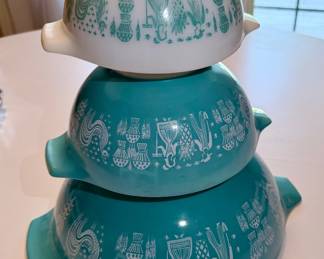 Pyrex Amish Butterprint Cinderella 3 pc Set