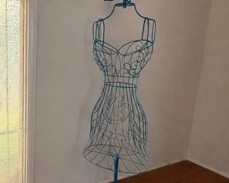 Dress form coat rack