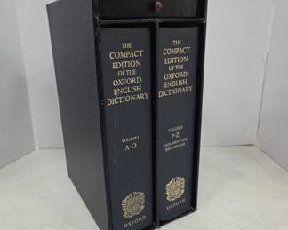 Compact Edition Oxford English Dictionary 1971