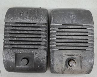 Drive-In Theater Speaker Covers Metal Pair