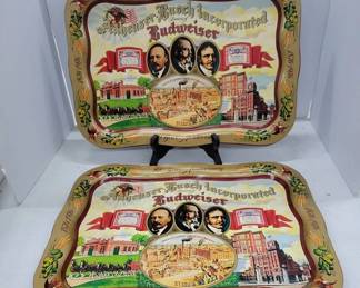 Anheuser-Busch Budweiser 100 Year Trays