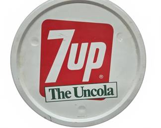 7UP The Uncola Metal Advertising Sign