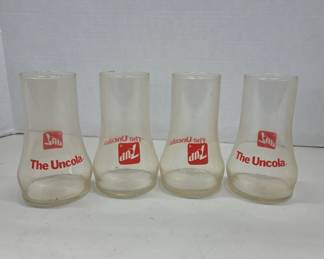 7Up The Uncola Promo Drinking Glasses