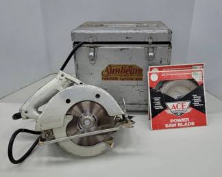 Sunbeam Portable Electric Saw with Case