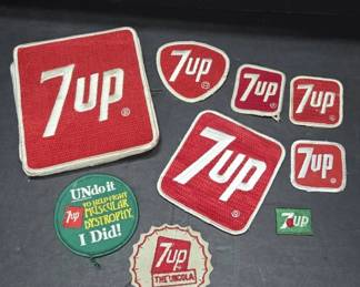 7UP Embroidered Patch Collection