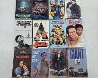 Classic VHS Movie Tapes