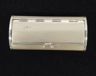 Sterling Silver .925 Hinged Lid Trinket Box