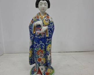 Japanese Porcelain Geisha Figurine